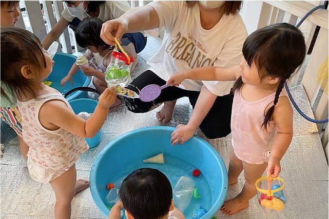 7月七夕会･水遊びスタート